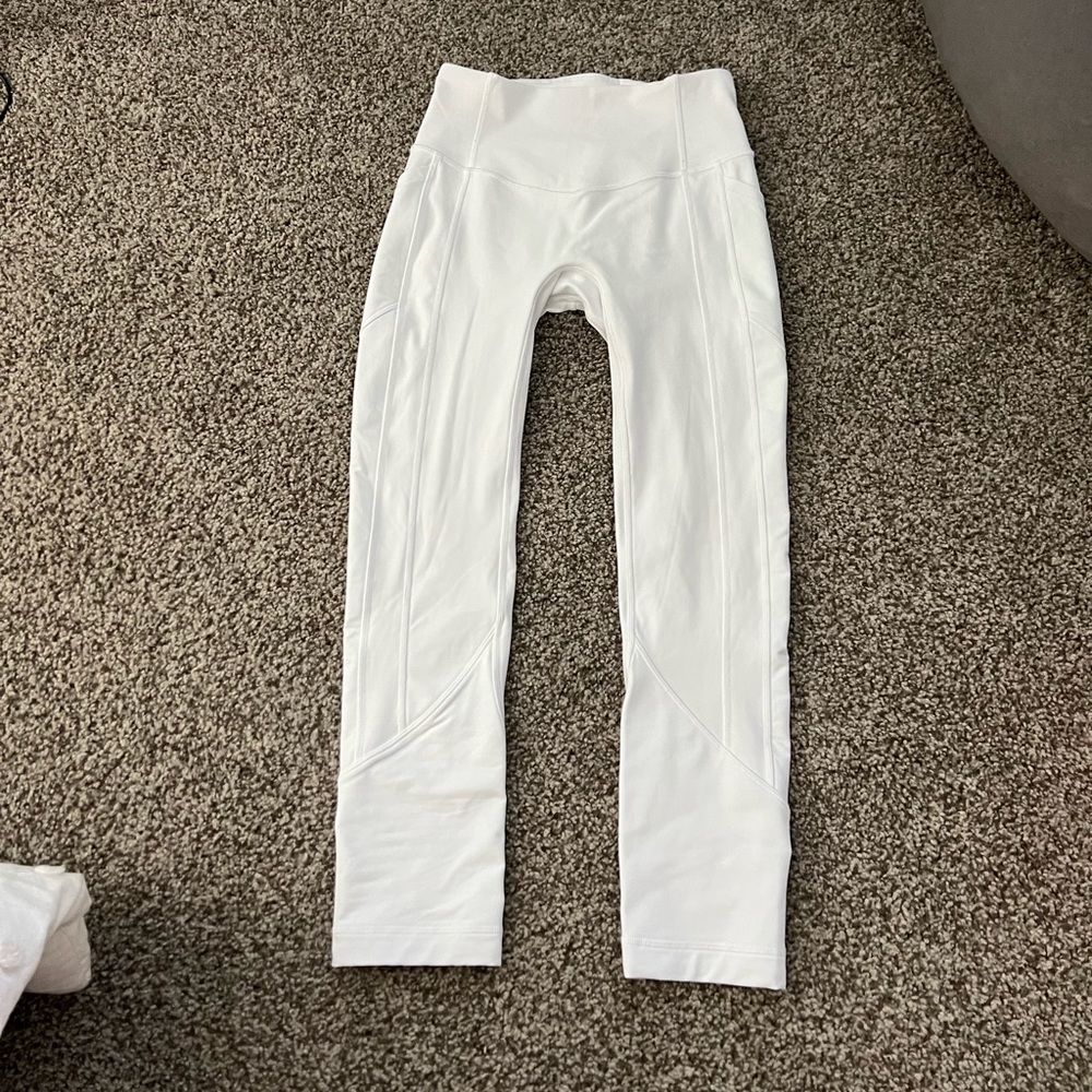 White Lululemon Leggings